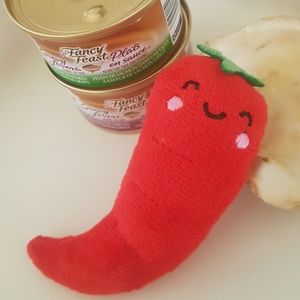 🌶️ Red Hot Chili Pepper Kitty Toy
